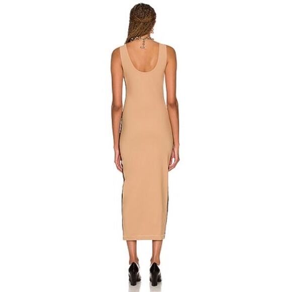 WARDROBE.NYC bodycon tan  and black Sport Midi Dress size small - Picture 2 of 13